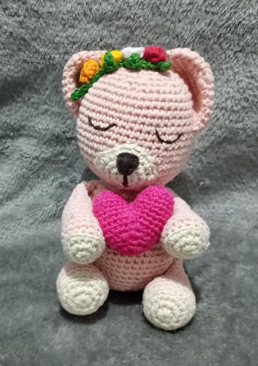 Coraçãozinho Amigurumi