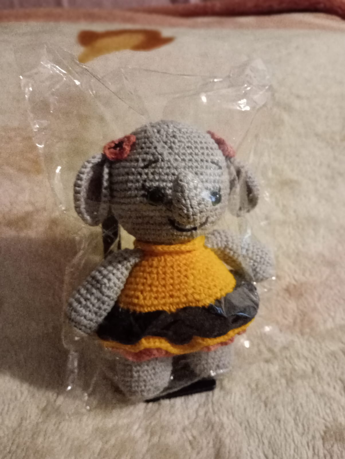 Elefantinha Amigurumi